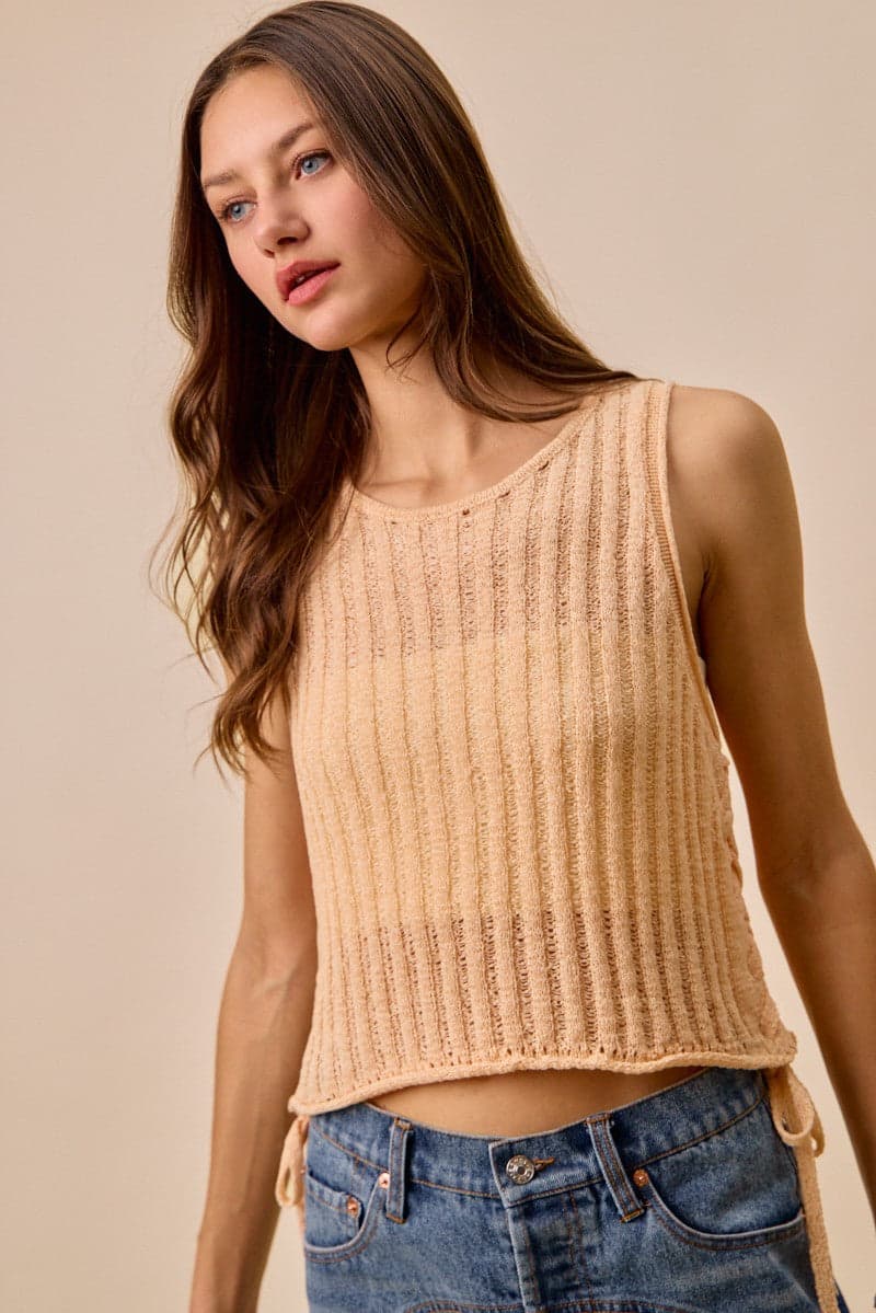 How to Style a Pointelle Knit Tank: Your 3-Season Styling Guide